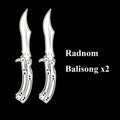Mystery Box Balisong Trainer CS – Lames Émoussées