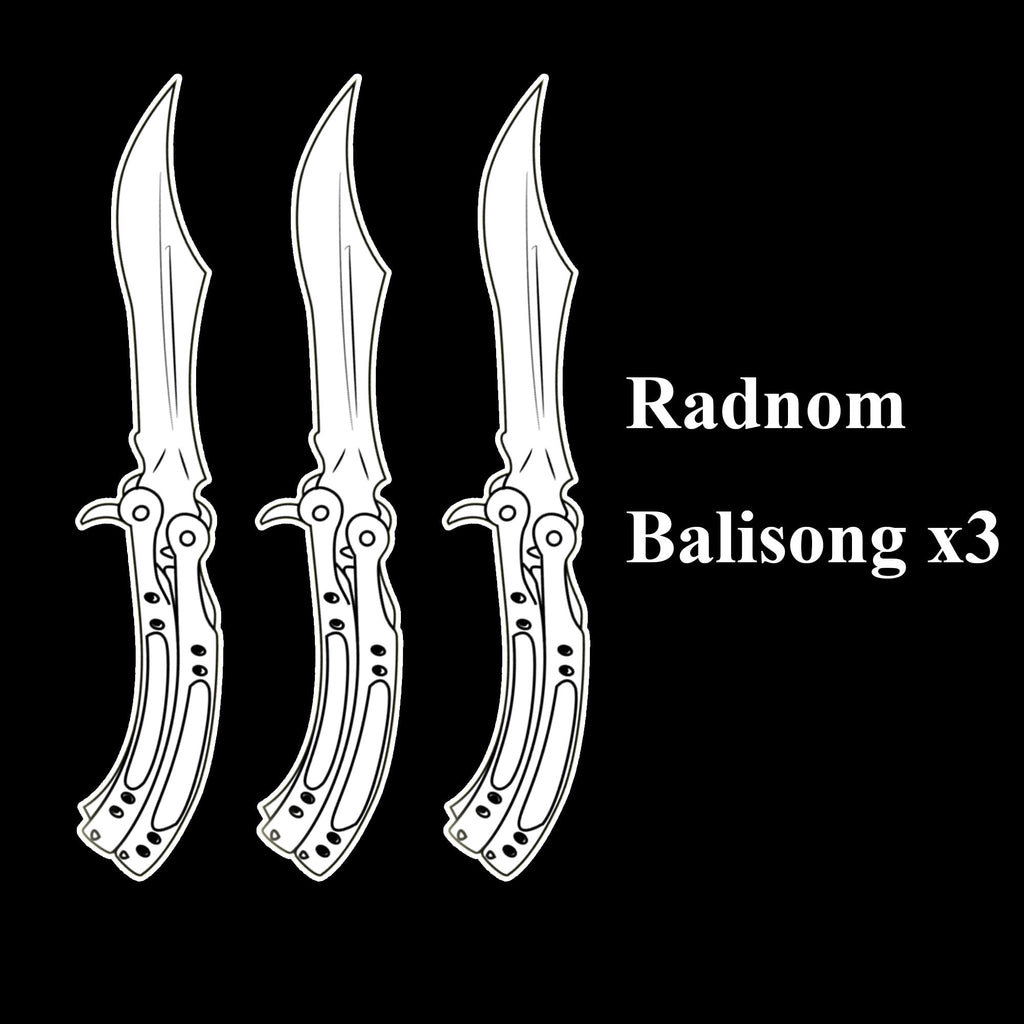 Mystery Box Balisong Trainer CS – Lames Émoussées