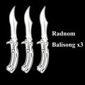 Mystery Box Balisong Trainer CS – Lames Émoussées