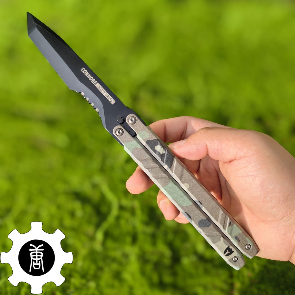 IRL Recon Knife Blunt Blade BalisongTrainer