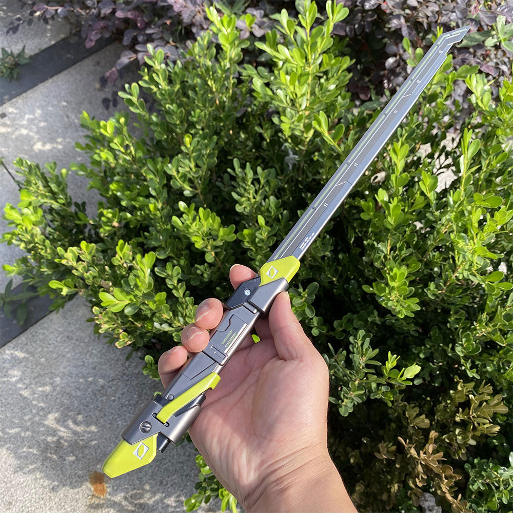 Cadeau de passe-temps Gamer avec accessoire cosplay en métal lumineux RGX Blade Blunt Edge