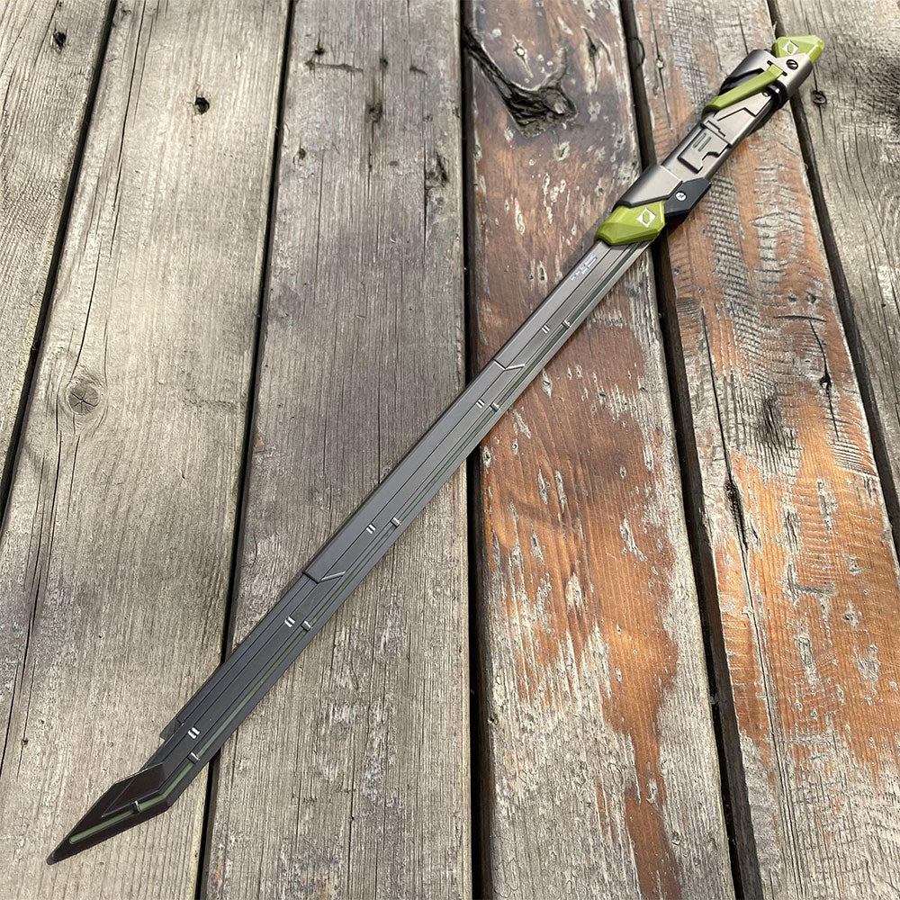 Cadeau de passe-temps Gamer avec accessoire cosplay en métal lumineux RGX Blade Blunt Edge