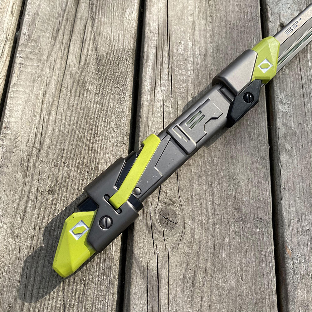 Cadeau de passe-temps Gamer avec accessoire cosplay en métal lumineux RGX Blade Blunt Edge