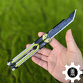 Couteau Papillon RGX – Réplique Métal Lame Émoussée (Valorant)
