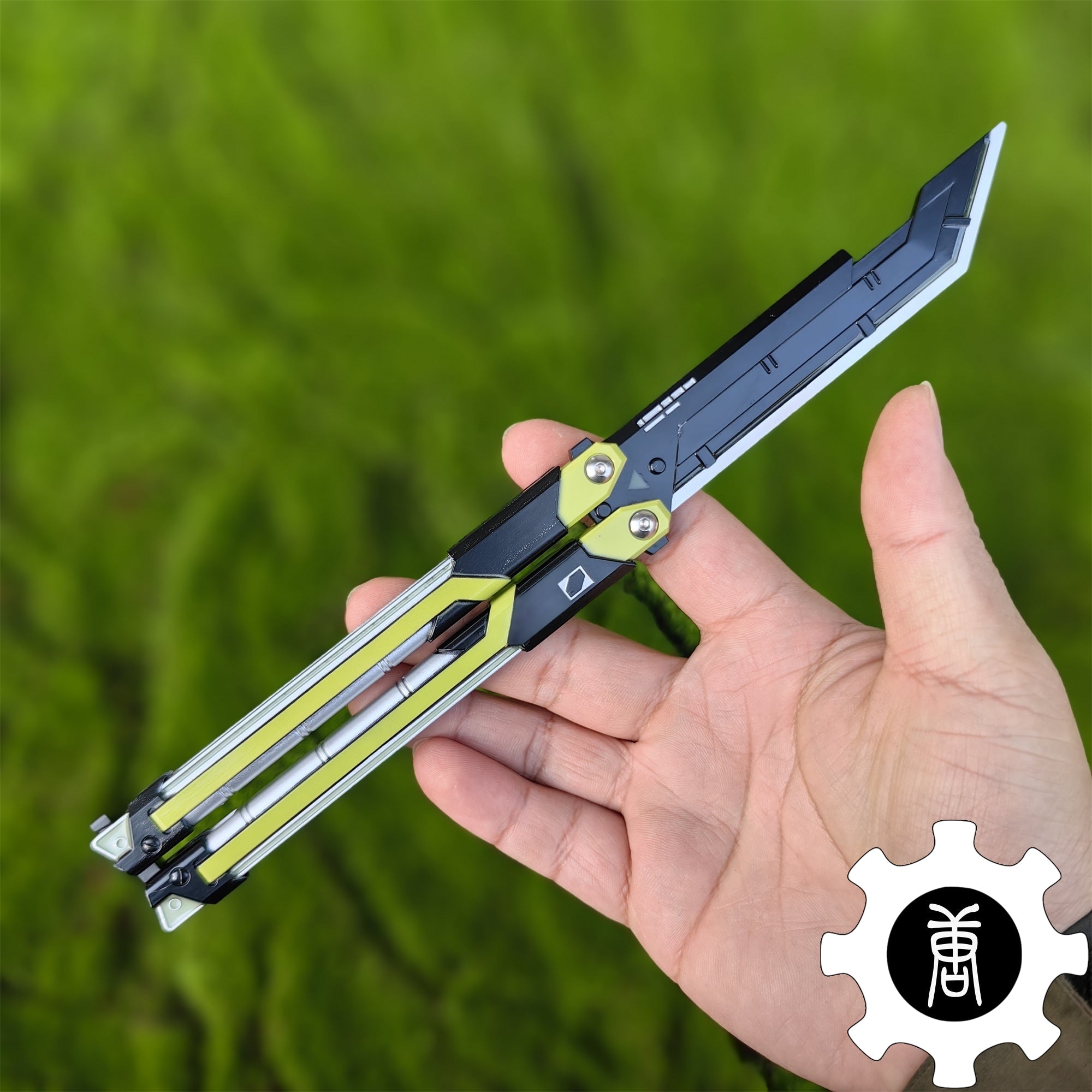 Couteau Papillon RGX – Réplique Métal Lame Émoussée (Valorant)