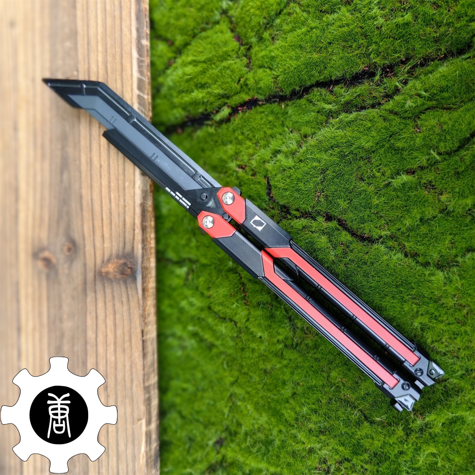 Couteau Papillon RGX – Réplique Métal Lame Émoussée (Valorant)