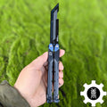 Couteau Papillon RGX – Réplique Métal Lame Émoussée (Valorant)