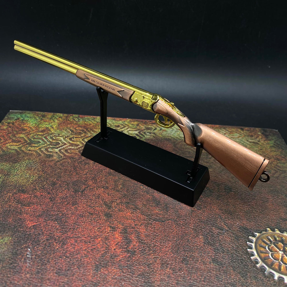 Mini Réplique Métal Fusil Juxtaposé S686 – 17 cm