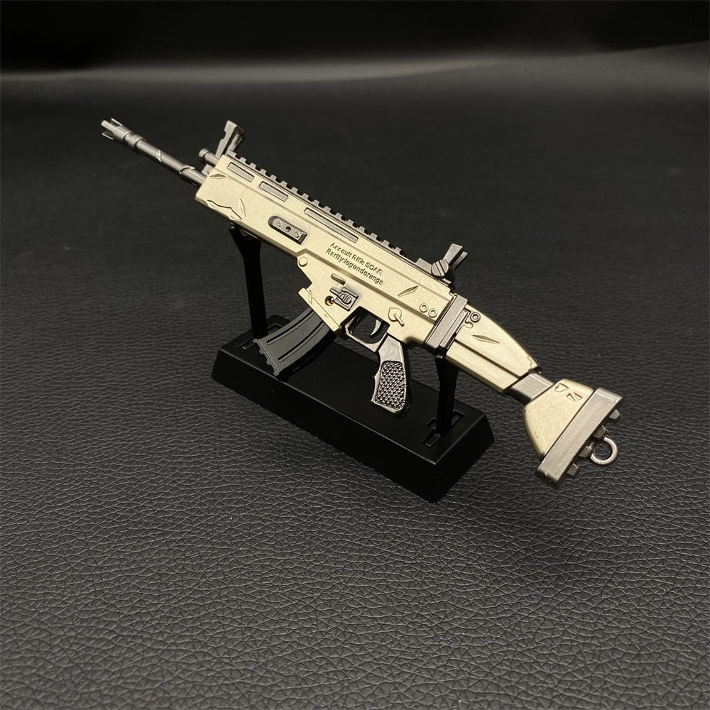 Mini Réplique Métal Fusil d'Assaut SCAR – 17 cm