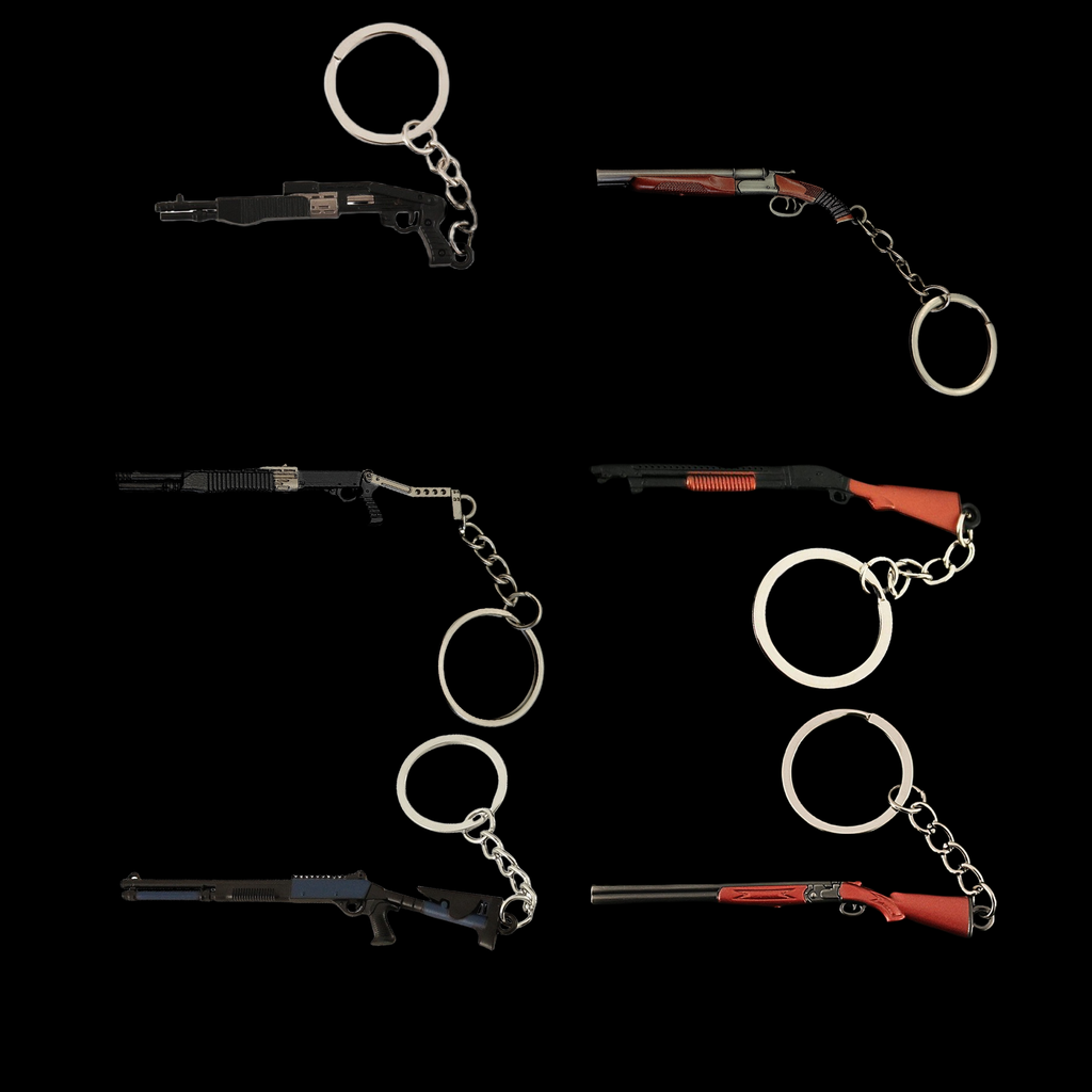 6 in 1 World Famous Shogun SPAS-12 S1897 S686 M1014  Keychain