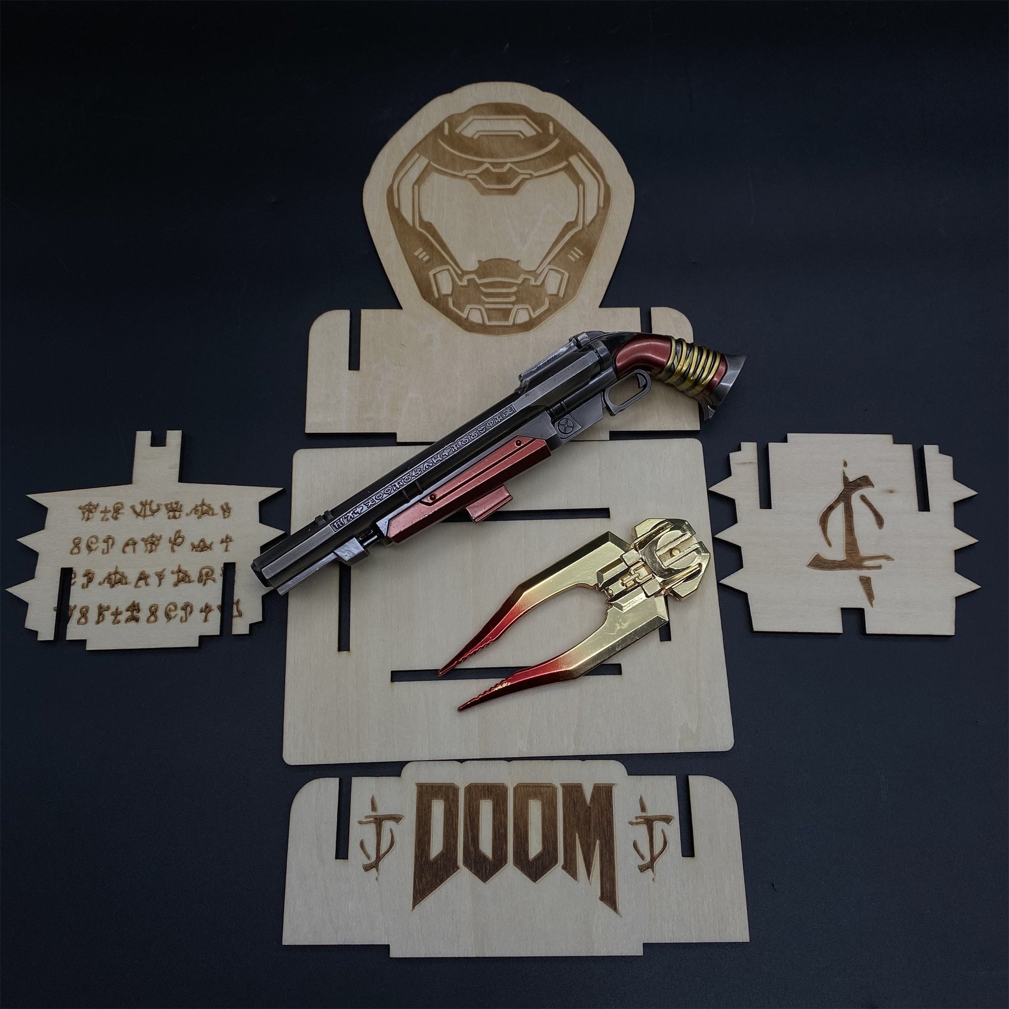 Mini Réplique Métal Super Shotgun 1:4 (DOOM)