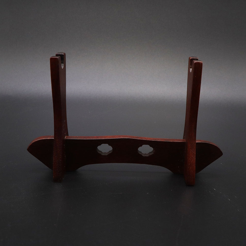 Support d'Exposition Mini en Santal Rouge – Fait Main