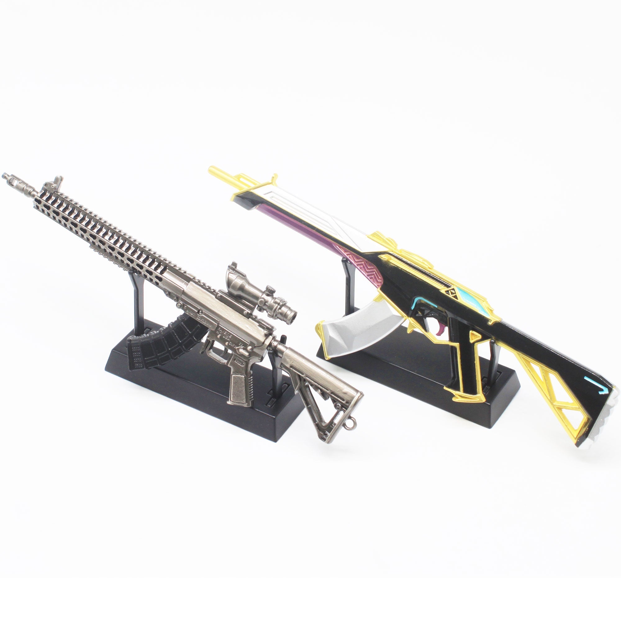 Miniature Display Metal Holder Tiny Gun Stand