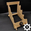 Dragon Head 4-Layer Wooden Holder Dagger Short Sword Display Stand