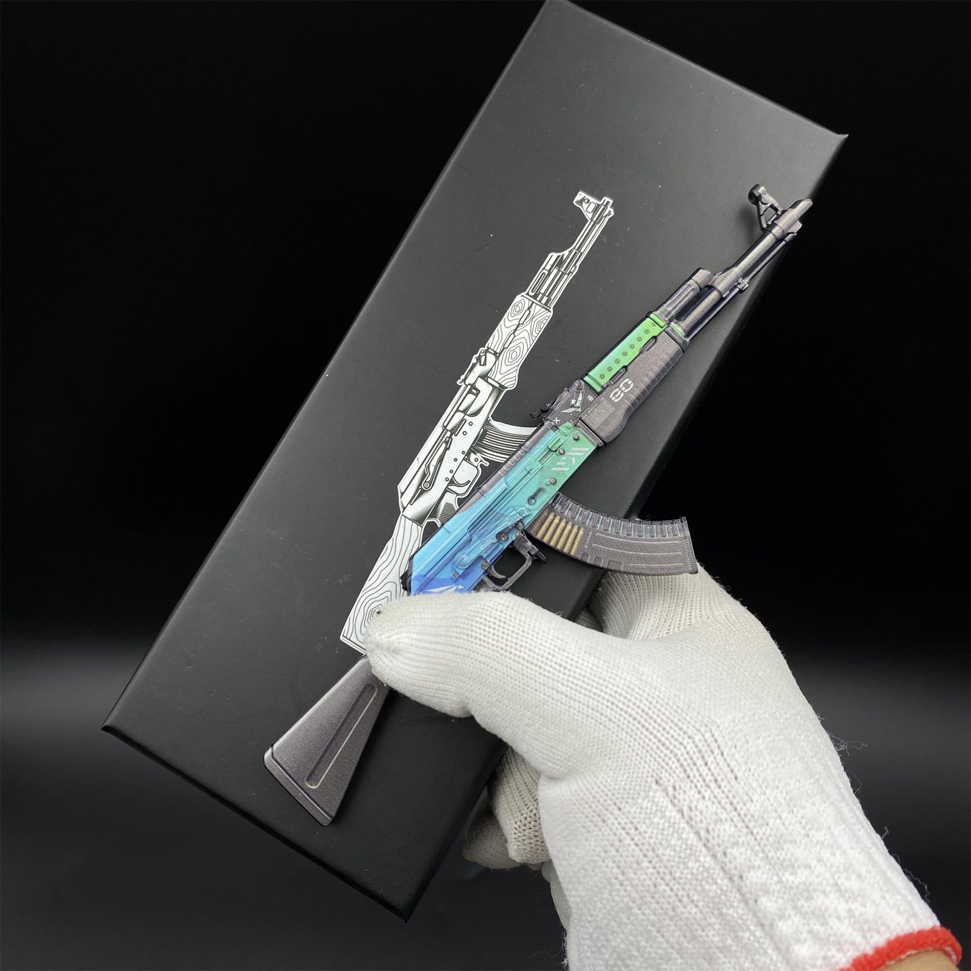 New Hot Skin AK47 Jaguar Neon Revolution Ice Coaled B the Monster Gold Arabesque Crane Flight Miniature