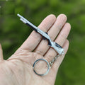 Tiny Radiant Crisis 001 Bucky Gun Metal Keychain