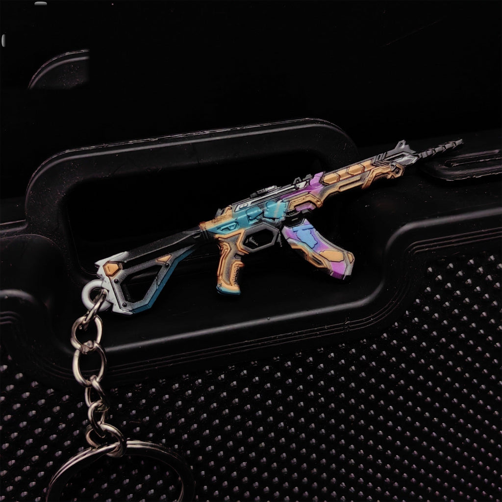 Mini Glitchpop Vandal Gun Metal Keychain