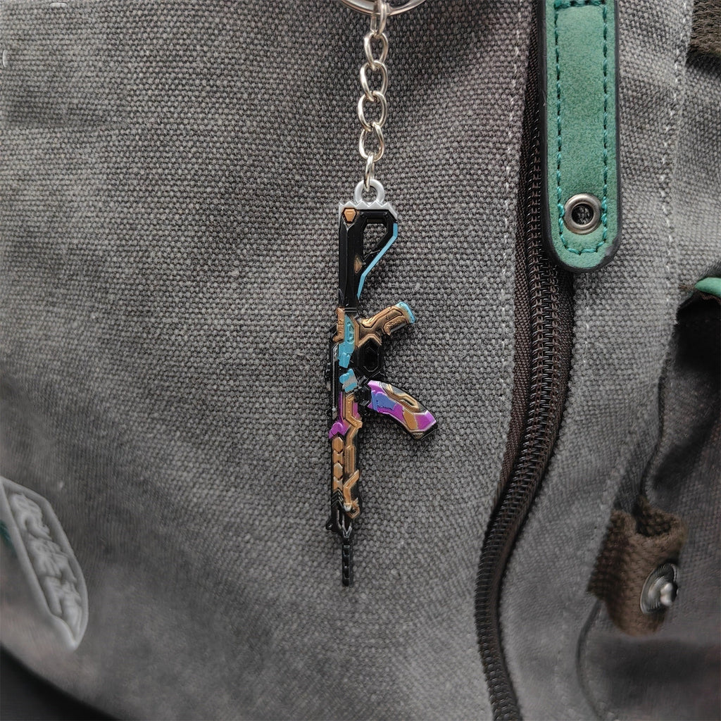 Mini Glitchpop Vandal Gun Metal Keychain