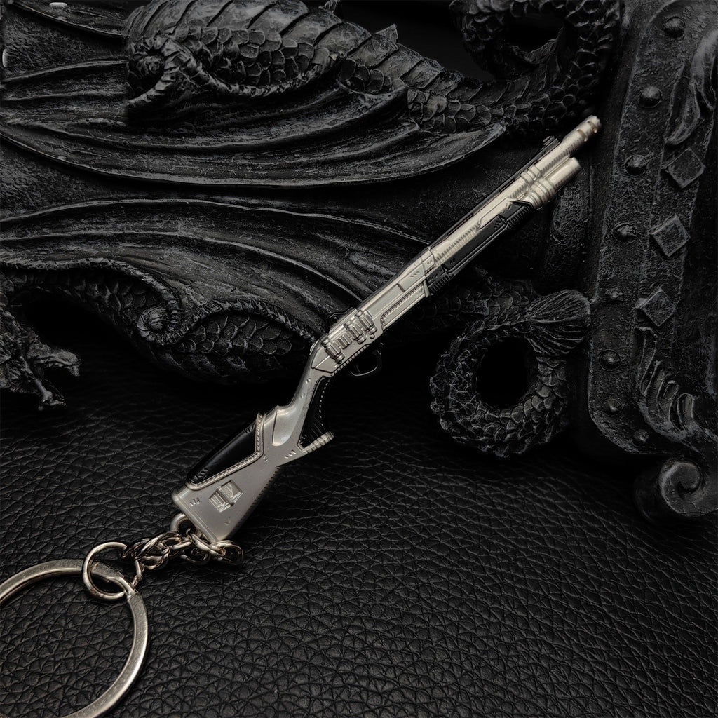 Tiny Radiant Crisis 001 Bucky Gun Metal Keychain