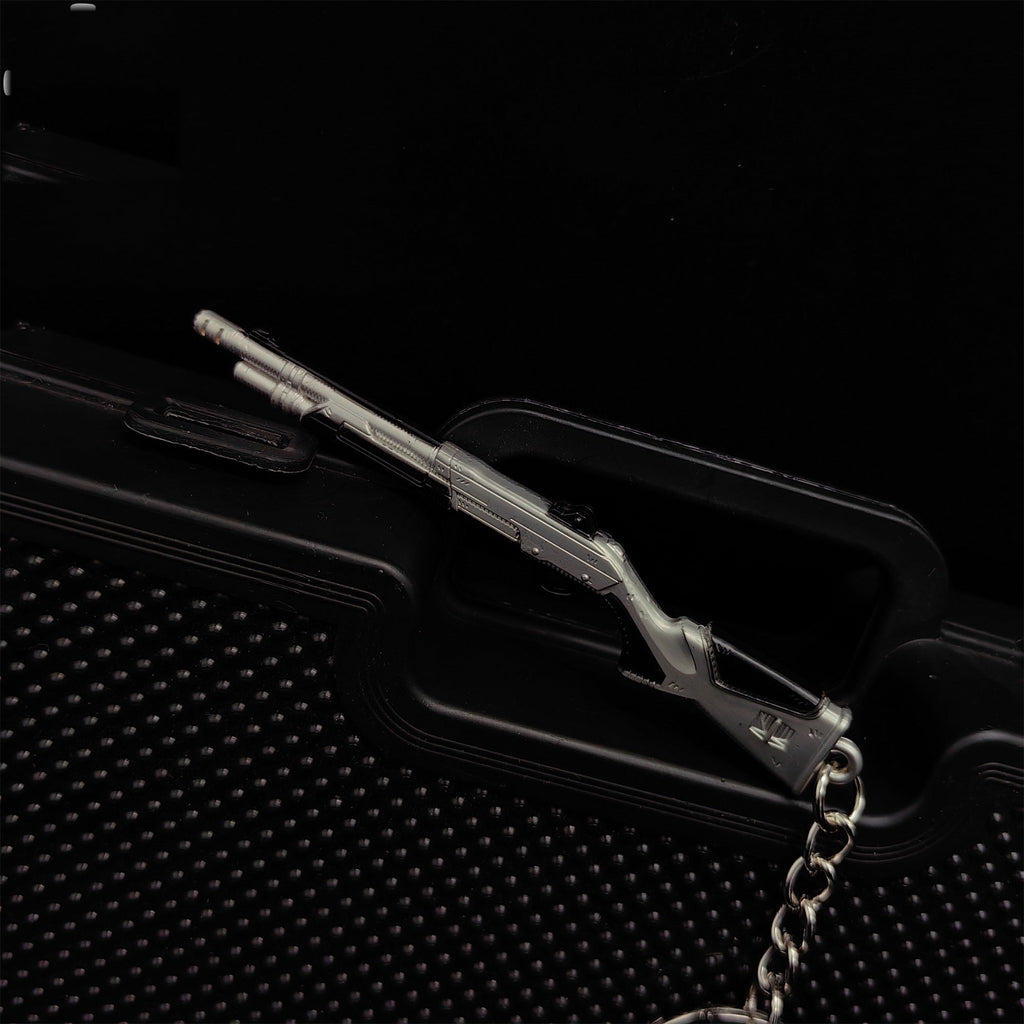 Tiny Radiant Crisis 001 Bucky Gun Metal Keychain