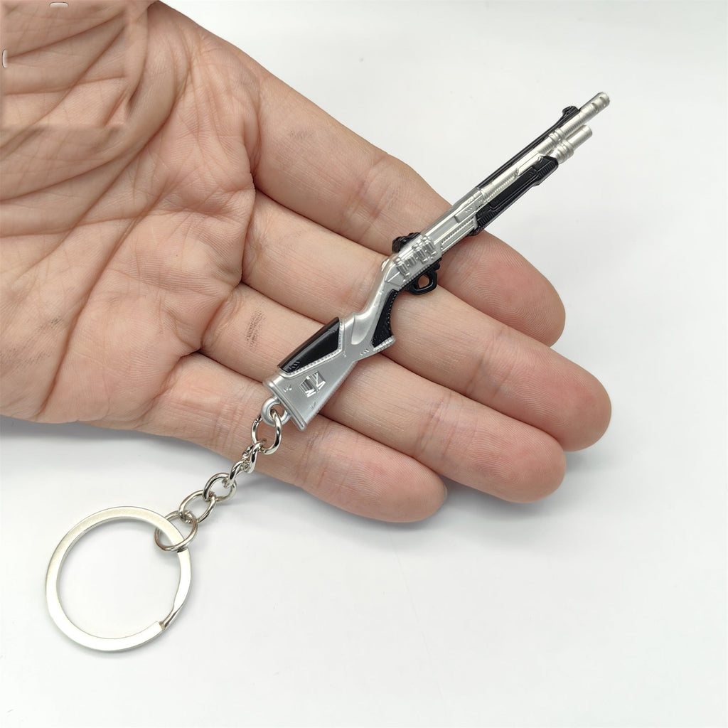 Tiny Radiant Crisis 001 Bucky Gun Metal Keychain