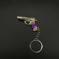 Metal Hot Game Weapons Mini Keychain Pendant