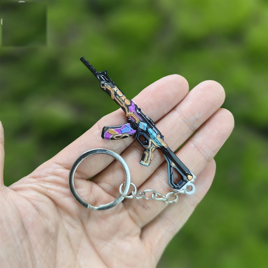Mini Glitchpop Vandal Gun Metal Keychain