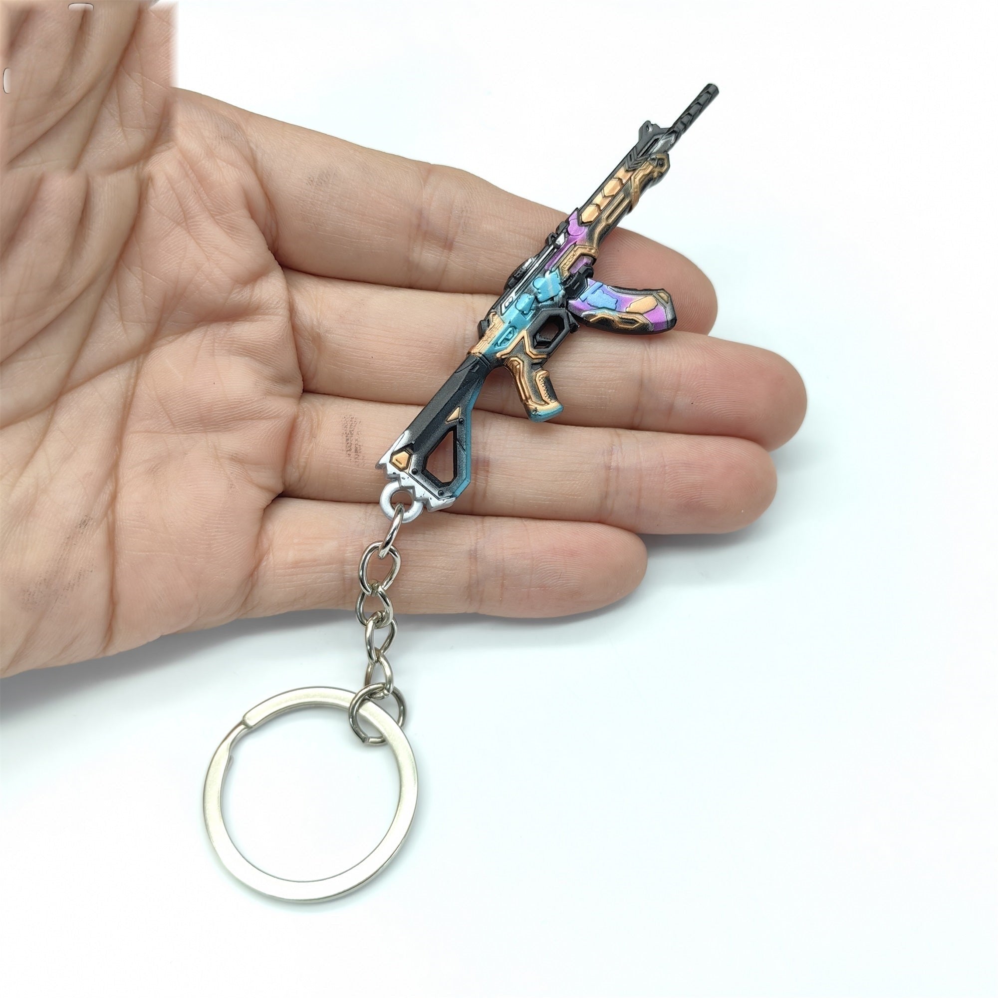 Mini Glitchpop Vandal Gun Metal Keychain