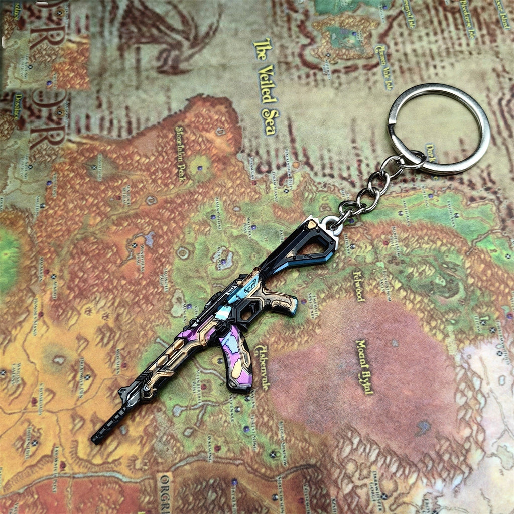 Mini Glitchpop Vandal Gun Metal Keychain