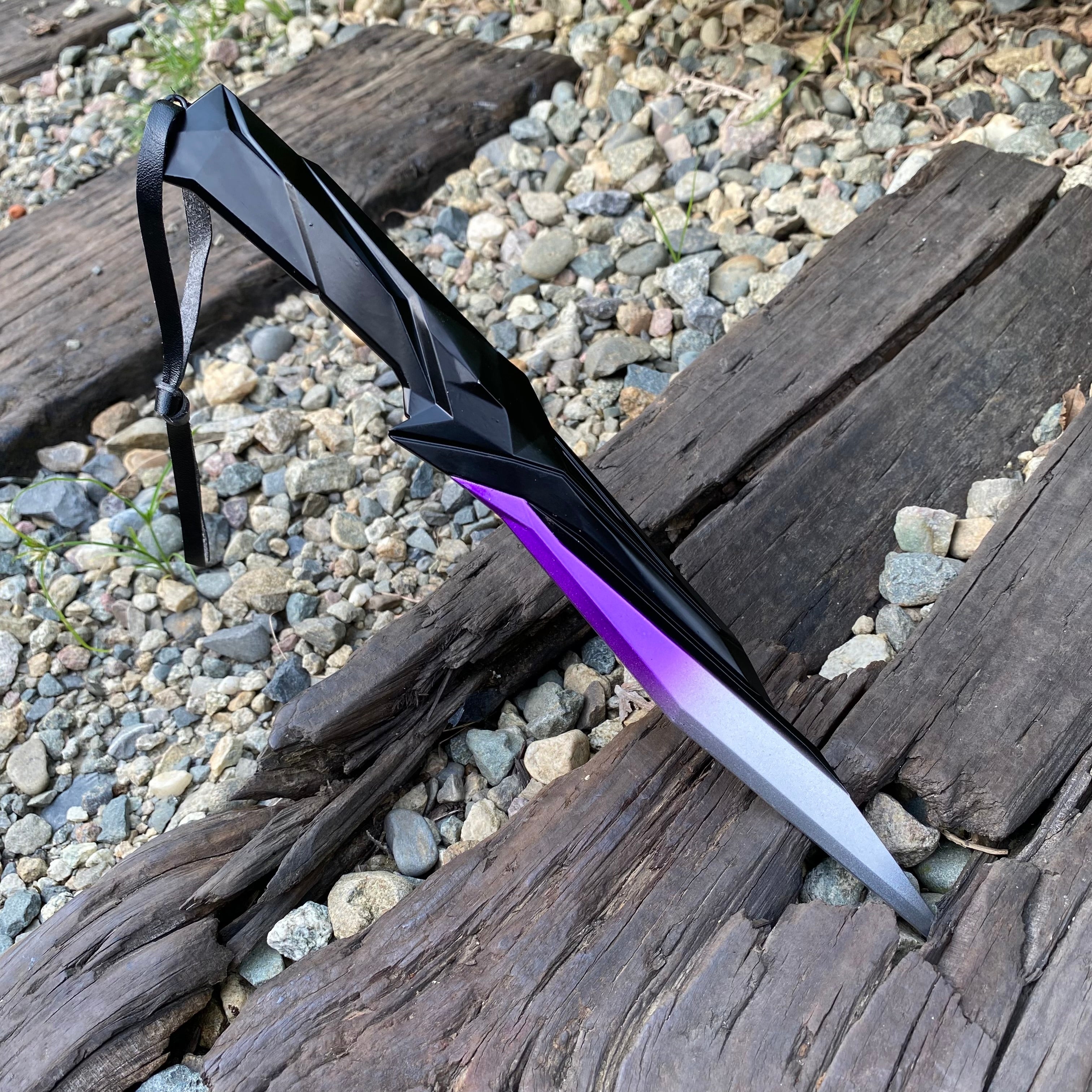 28CM Metal Singularity Knife Purple Replica
