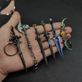 WOW Metal Mini Weapons Keychain Pendant 6 In 1 Pack