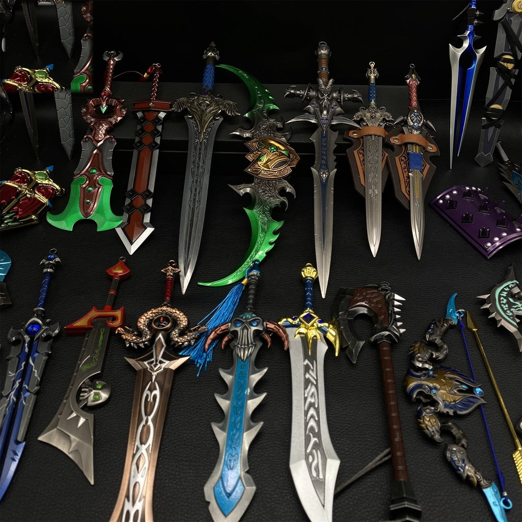 WOW Classical Metal Weapons Collection 24 Options