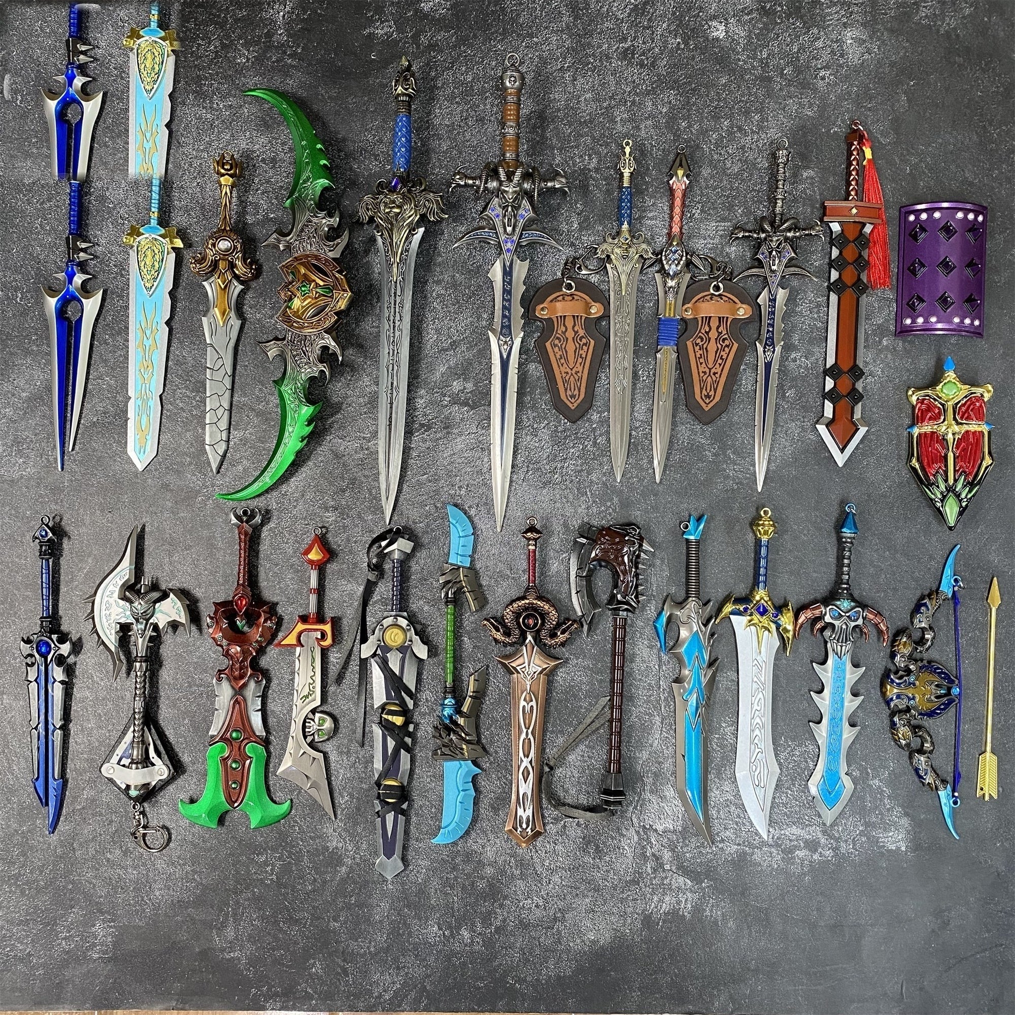 WOW Classical Metal Weapons Collection 24 Options