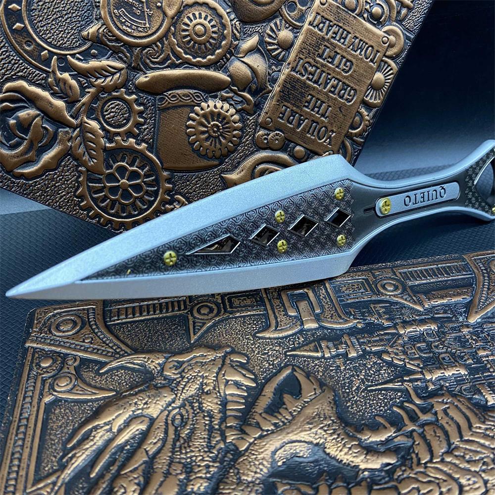 White Wraith Kunai Wraith Blunt Blade Balisong 2 in 1 Pack