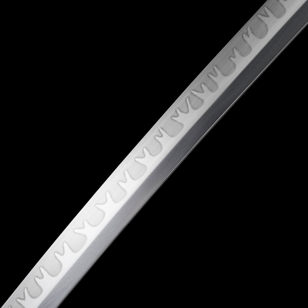 130CM/51.1" DMC5 Yamato Tachi Hand-Forged Manganese Steel Long Samurai Sword For Collection