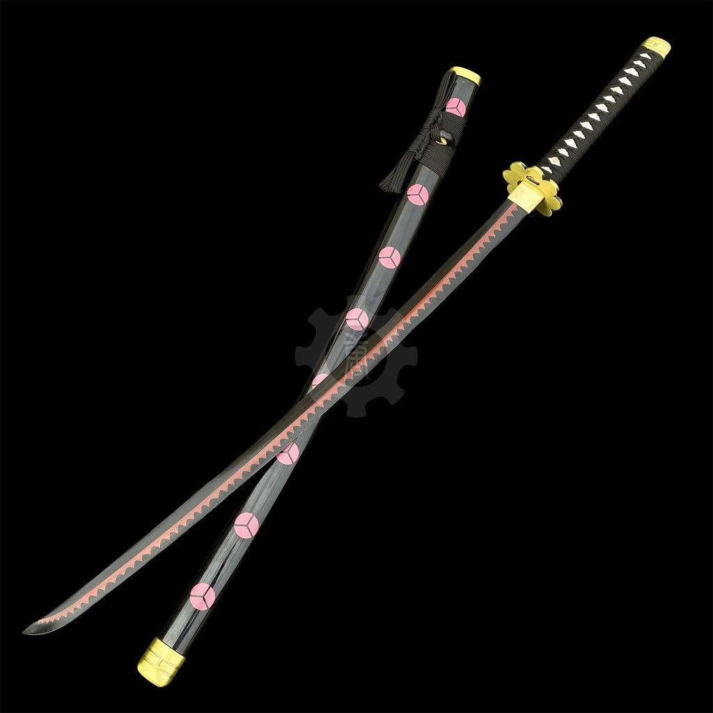 Katanas Yubashiri, Wado Ichimonji, Shusui, Enma & Sandai Kitetsu – Acier Carbone (One Piece)