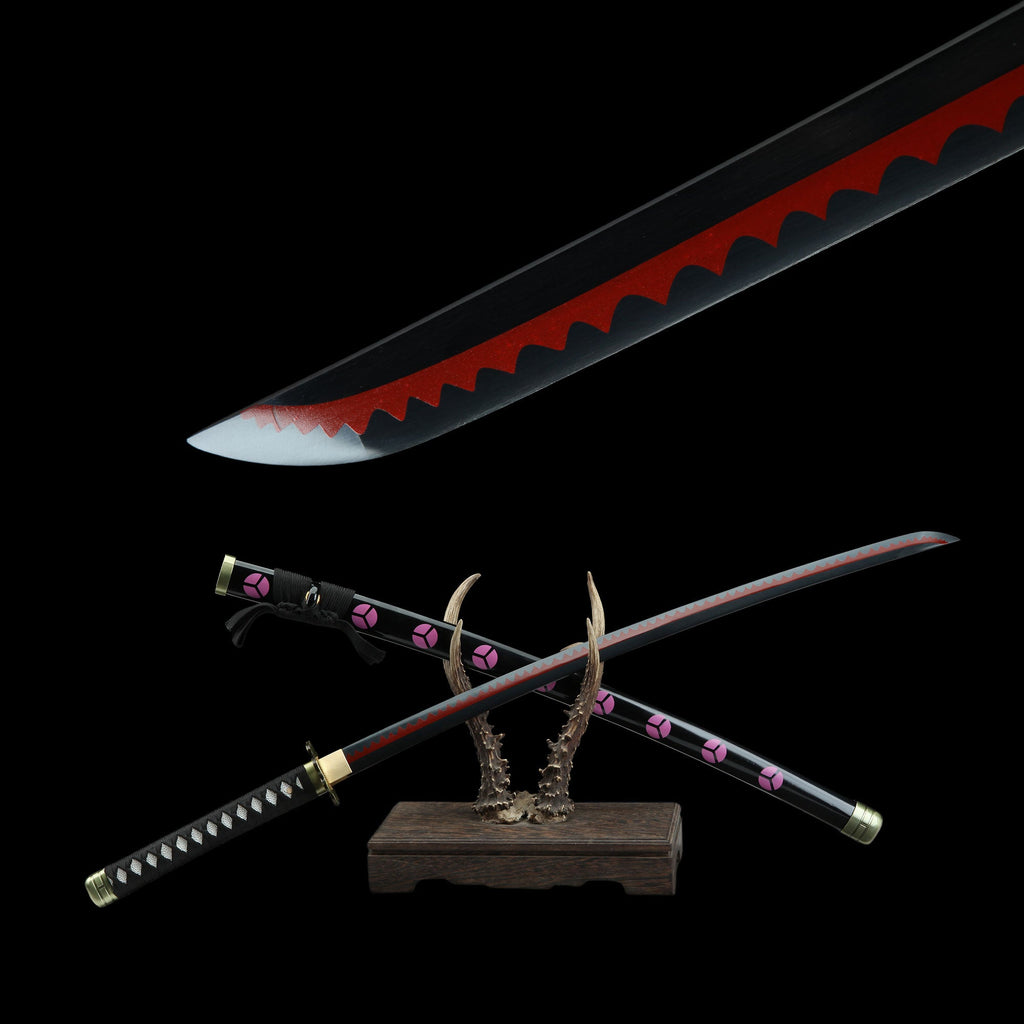 Katana Shusui de Zoro – Lame Noire, 2 Hamon au Choix (One Piece)